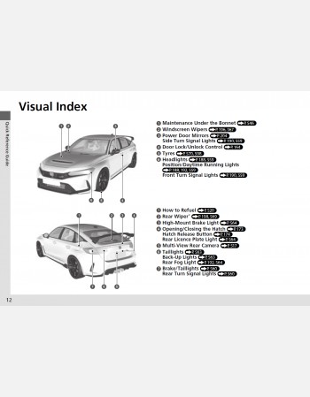 honda civic type r 2024-2025 owners manual